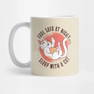 Funny Sleep Cat Mug